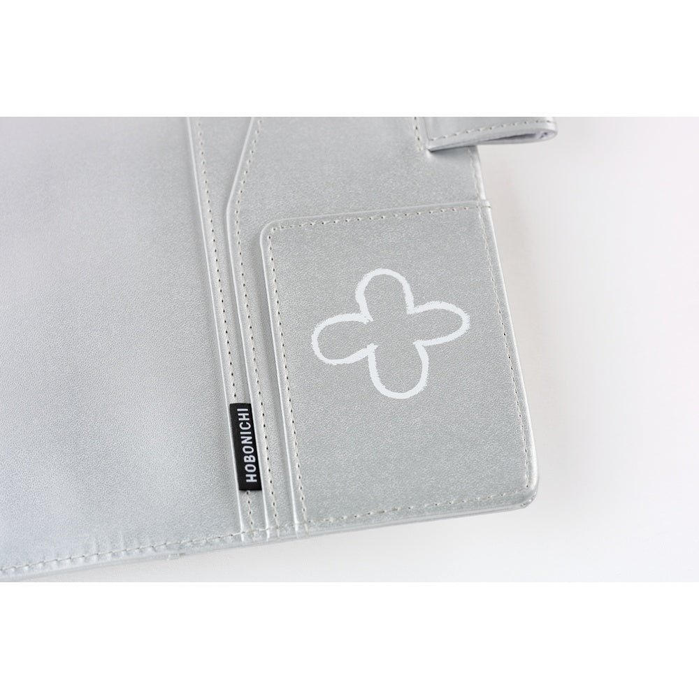 2026 Hobonichi Techo Planner & Cover English A6 - Makoto Matsubayashi: Silver Flowers