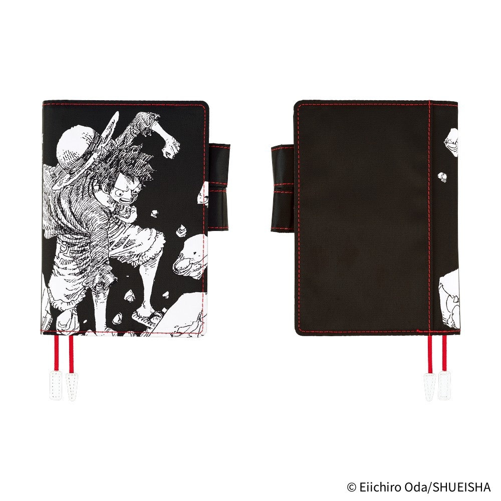 2026 Hobonichi Techo Planner & Cover English A6 - ONE PIECE Magazine: Straw Hat Luffy (Black)