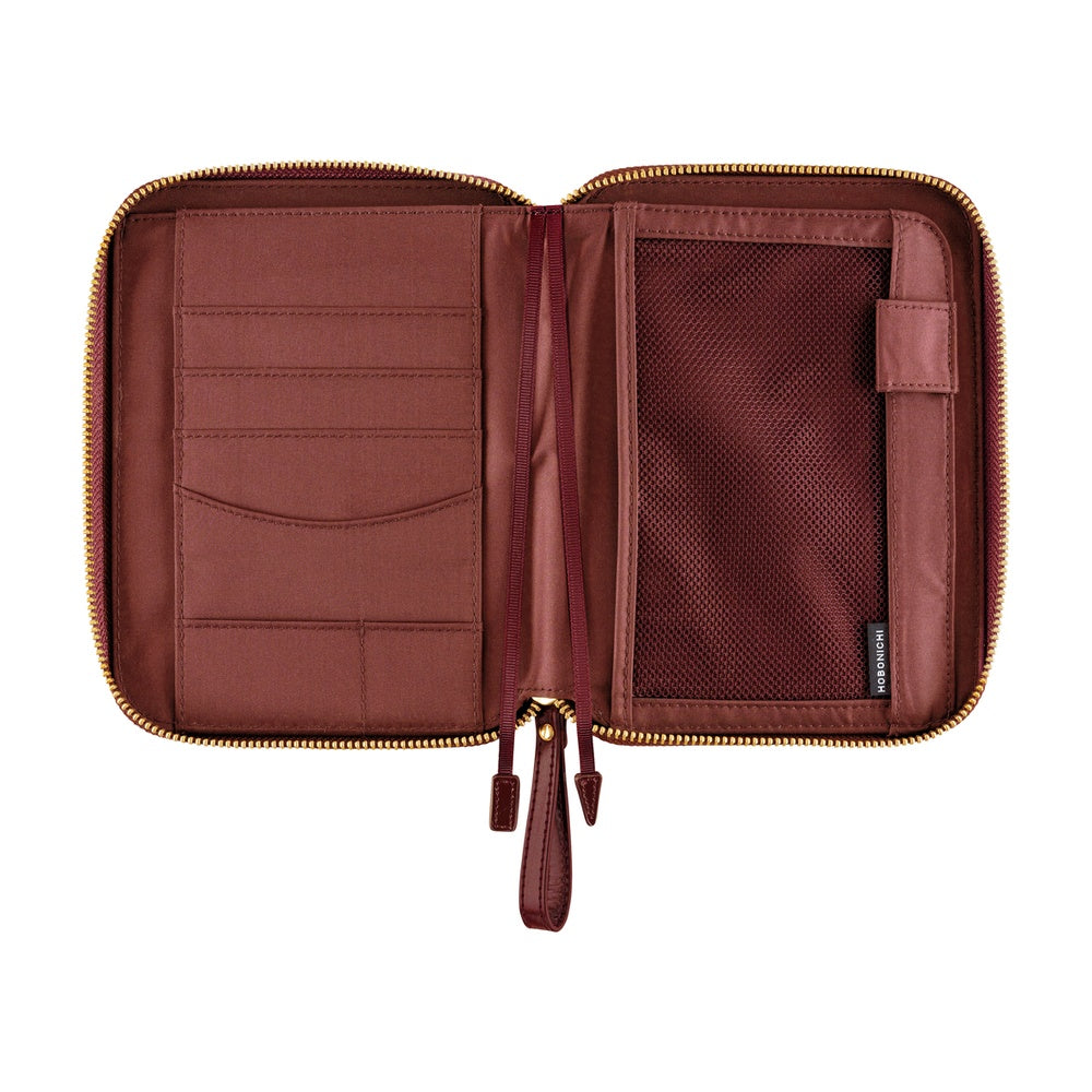 2026 Hobonichi Techo Planner & Cover English A6 - Single Color: Amarone