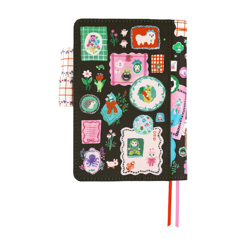 2026 Hobonichi Techo Planner & Cover English A6 - Yumi Kitagishi: White Cat's Table Decorations