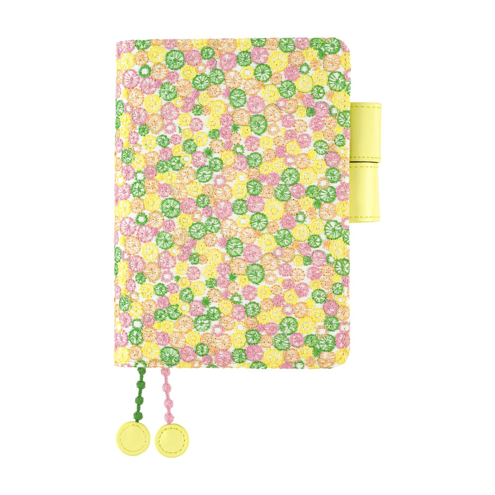 2026 Hobonichi Techo Planner & Cover English A6 - mina perhonen: skyful (Yellow)