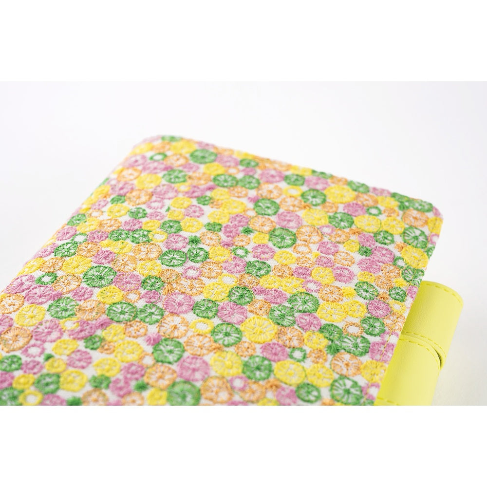 2026 Hobonichi Techo Planner & Cover English A6 - mina perhonen: skyful (Yellow)