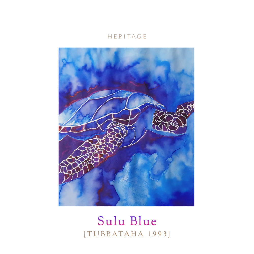Vinta Fountain Pen Ink - Tubbataha 1993 - Sulu Blue