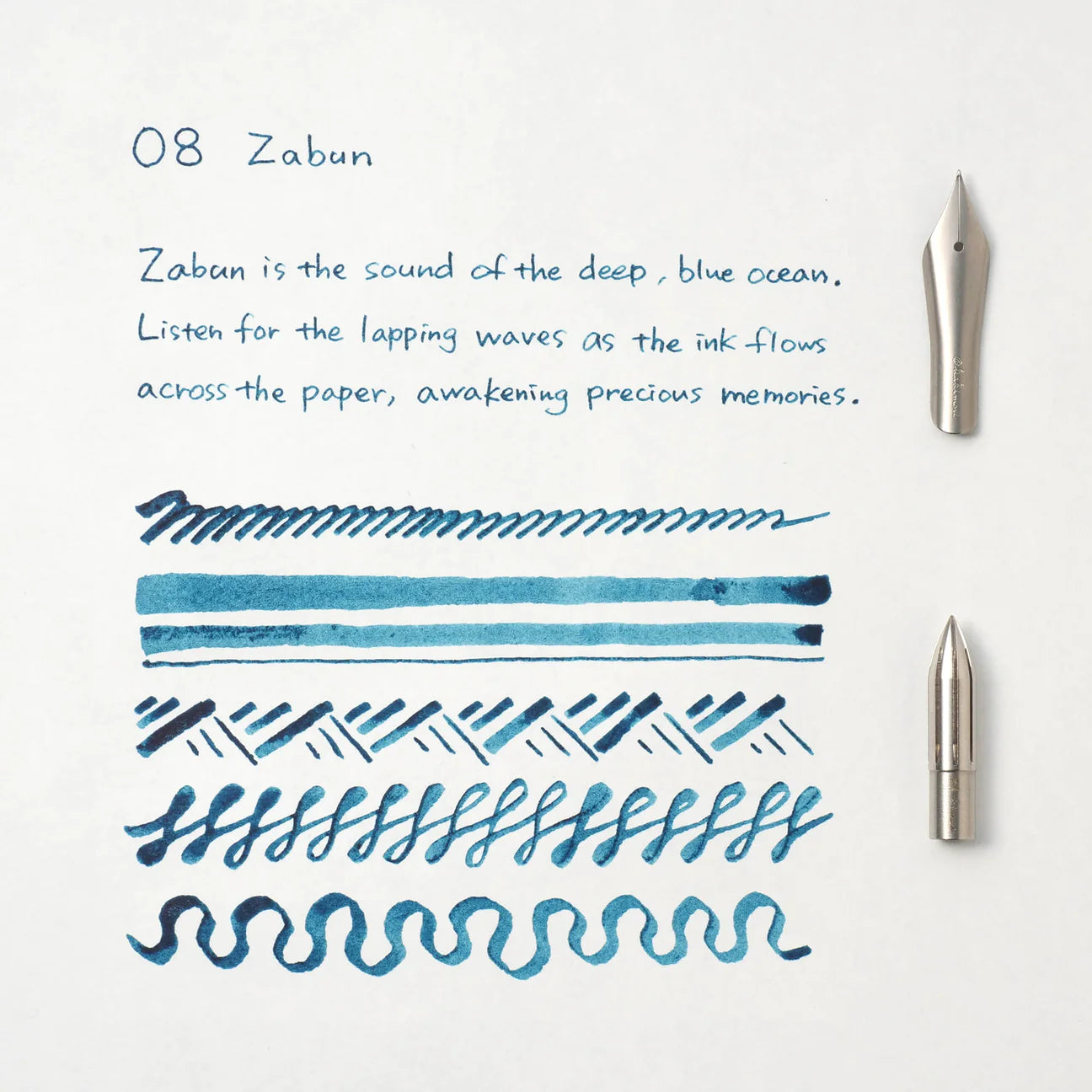 Kakimori Fountain Pen Ink- 08 Zabun – M.Lovewell