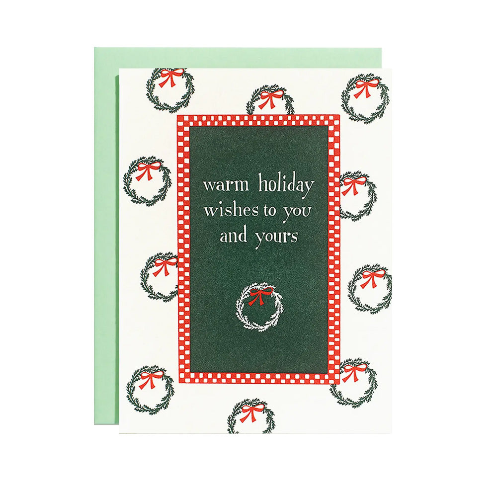 Warm Holiday Wishes Card