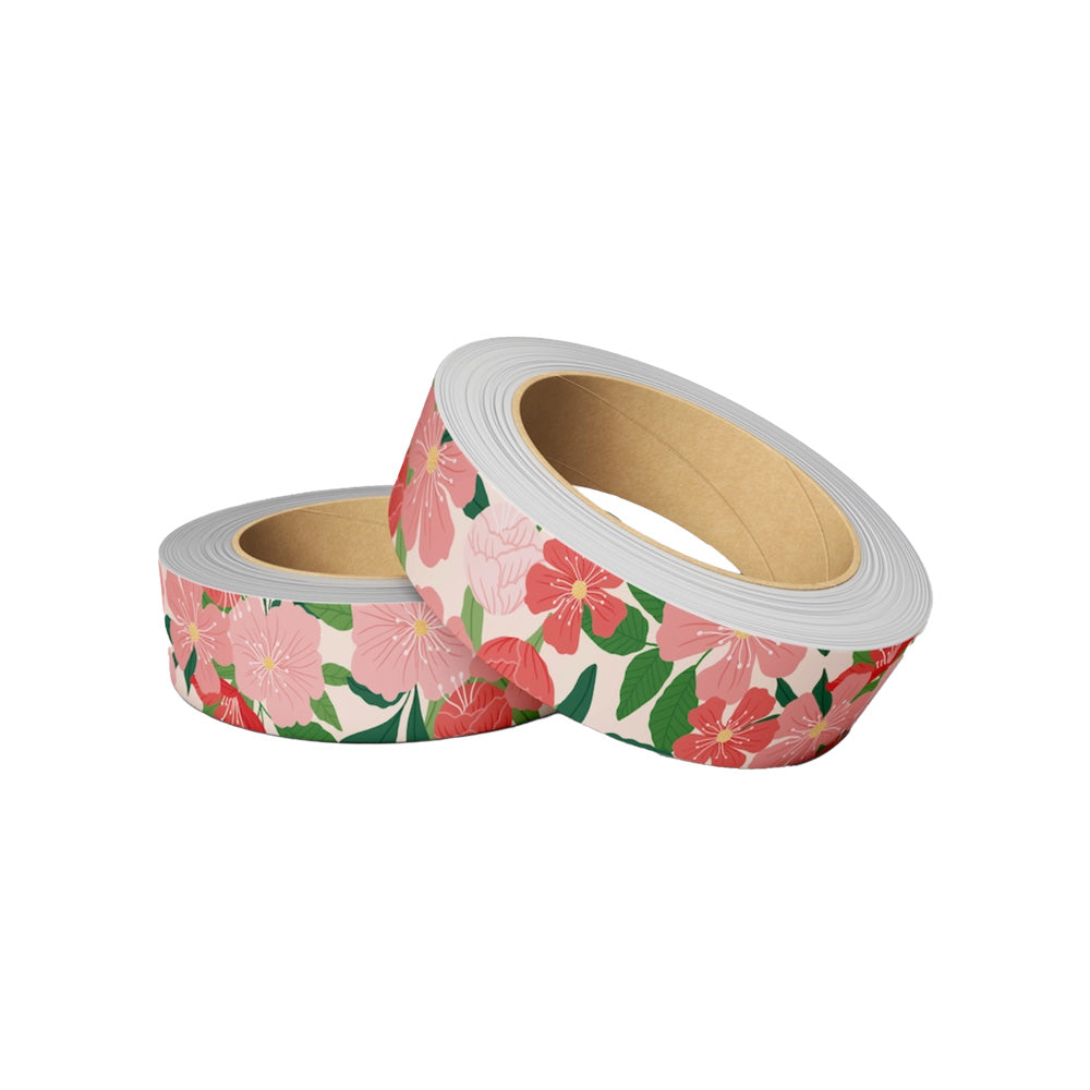 Romantic Pink Flowers Washi Tape