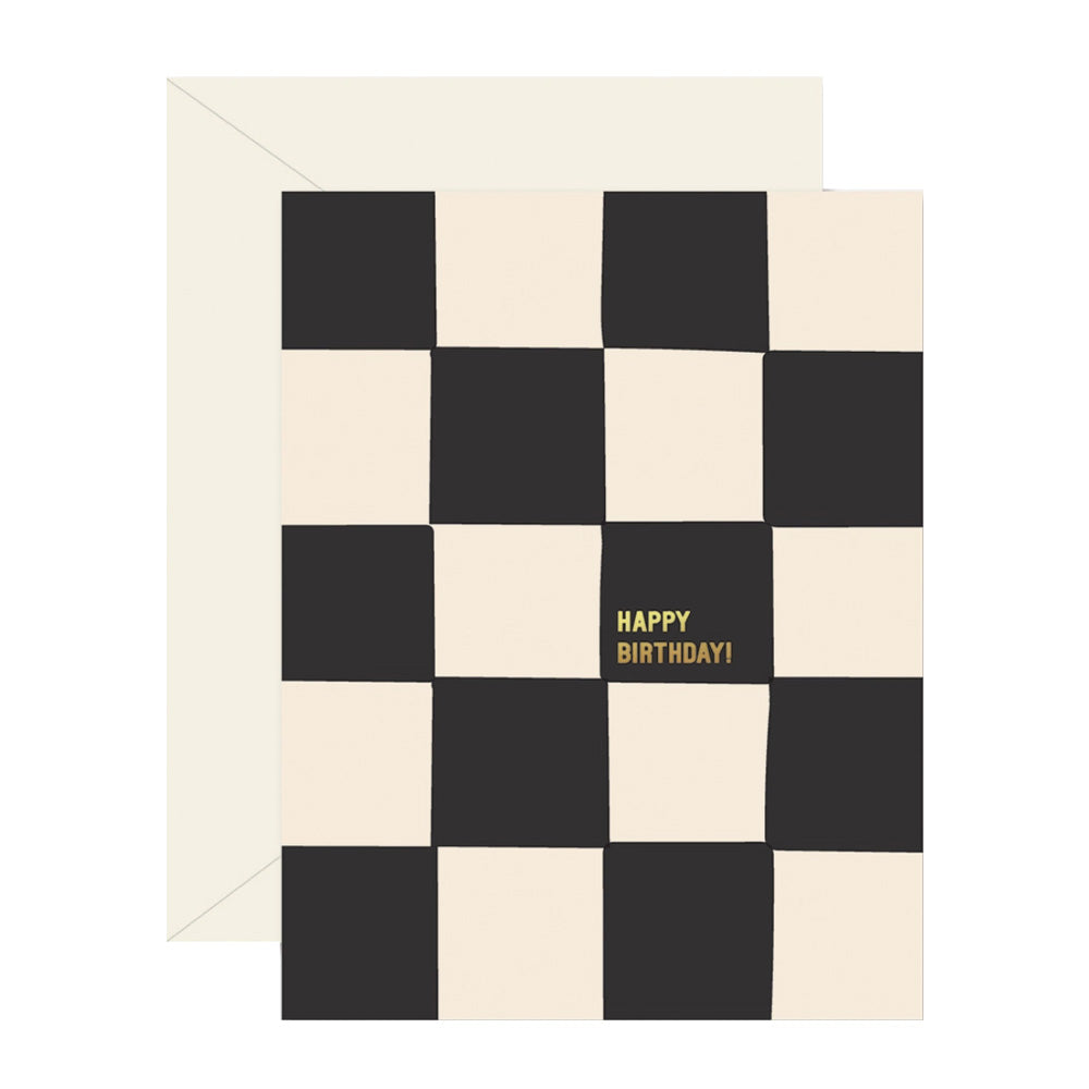 Chessboard Birthday Card