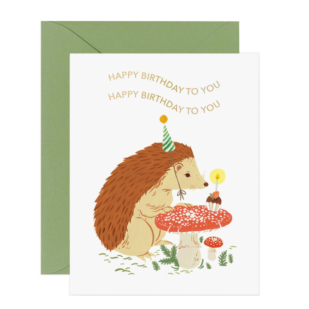 Birthday Hedgehog Card