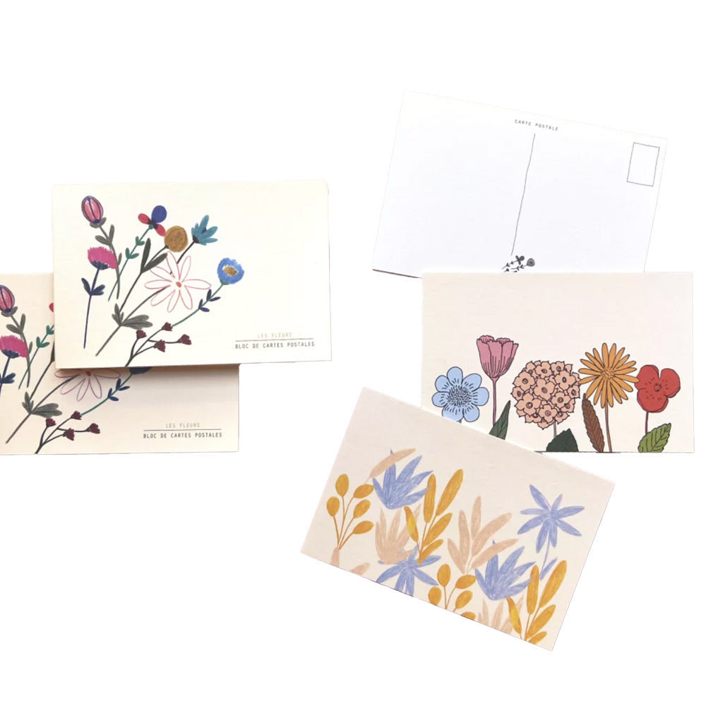 Flowers Postcards - Set of 10