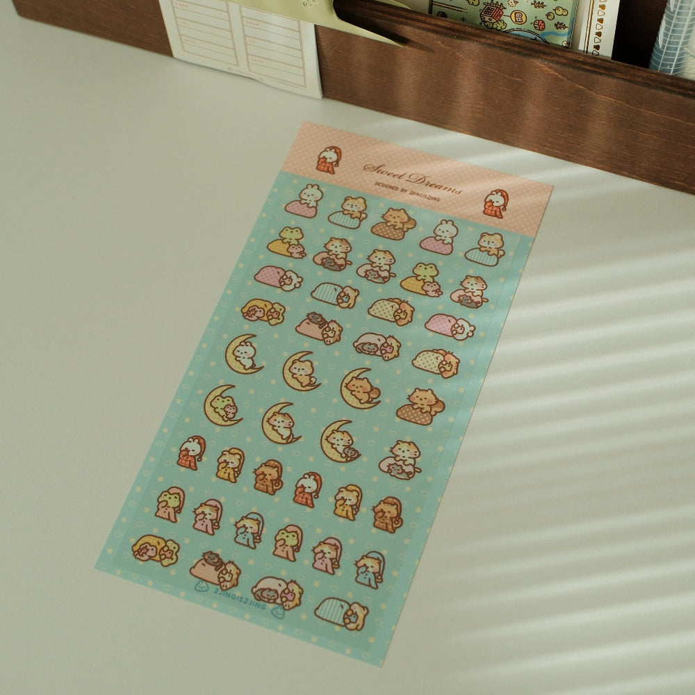 2jingis2jing Sweet Dream Sticker Sheet - M.Lovewell