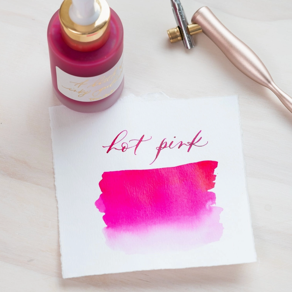Tom's Studio Calligraphy Ink - Hot Pink