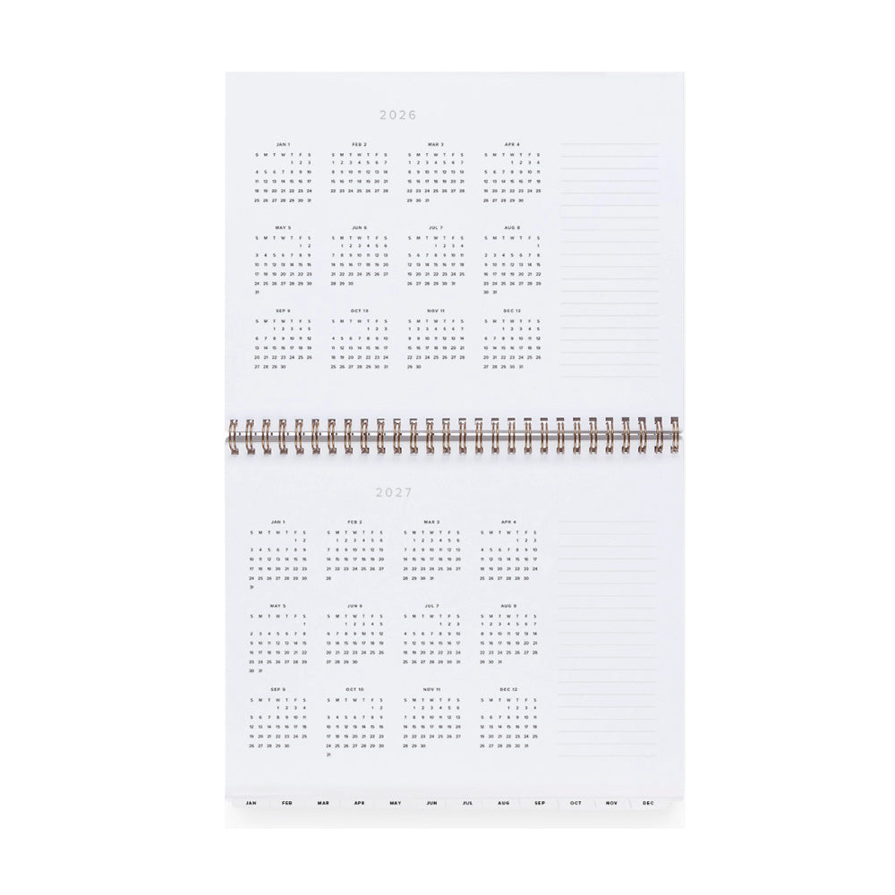 Appointed 2026 Weekly Task Planner - Pomegranate