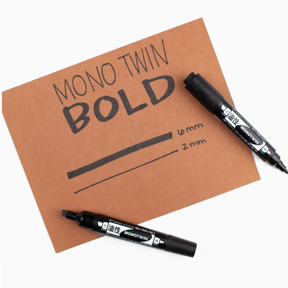 Tombow Mono Twin Bold - Black