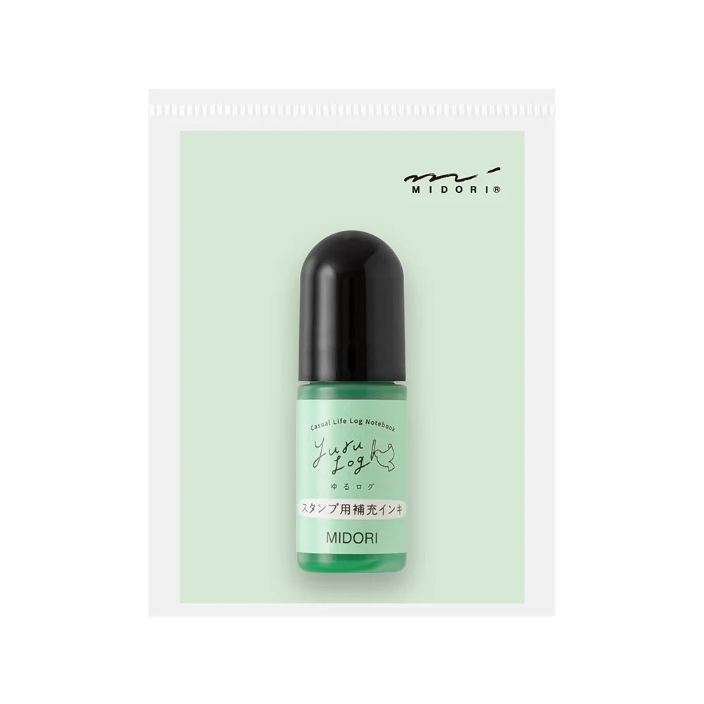 Midori Yuru Log Paintable Stamp Pre-Inked Refill Ink - M.Lovewell