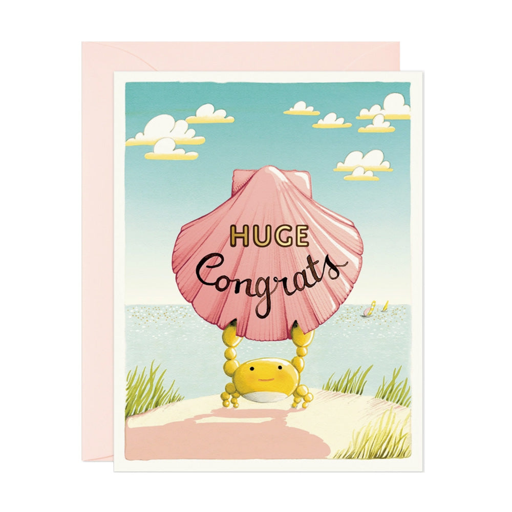 Crab Congrats Card