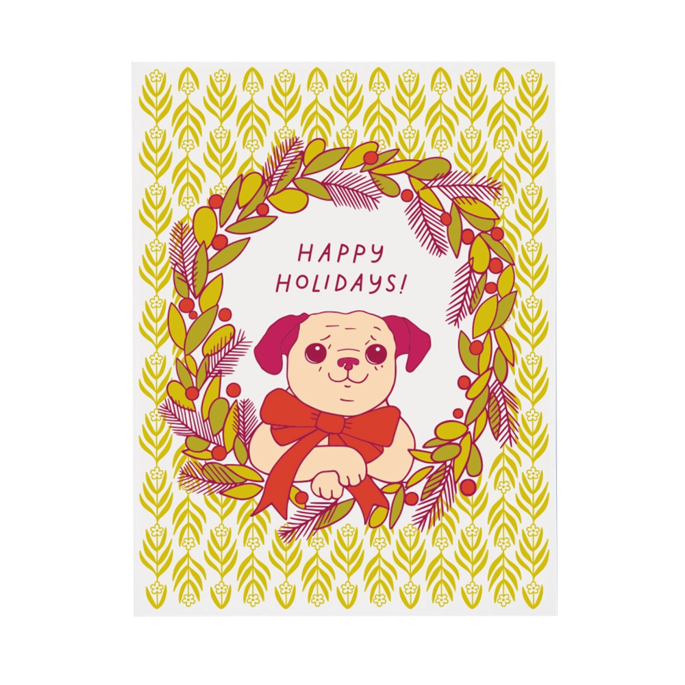 Buffy Wreath Card - Set of 6