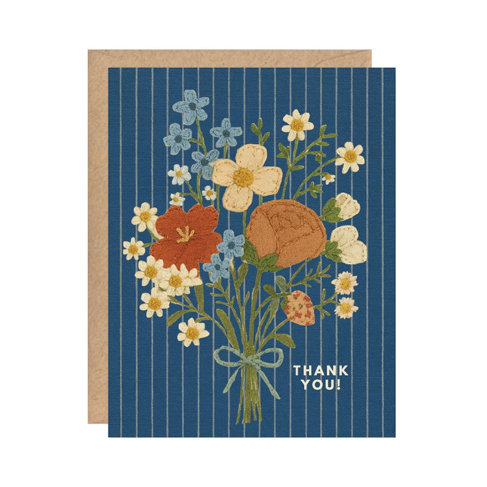 Thank You Floral Card
