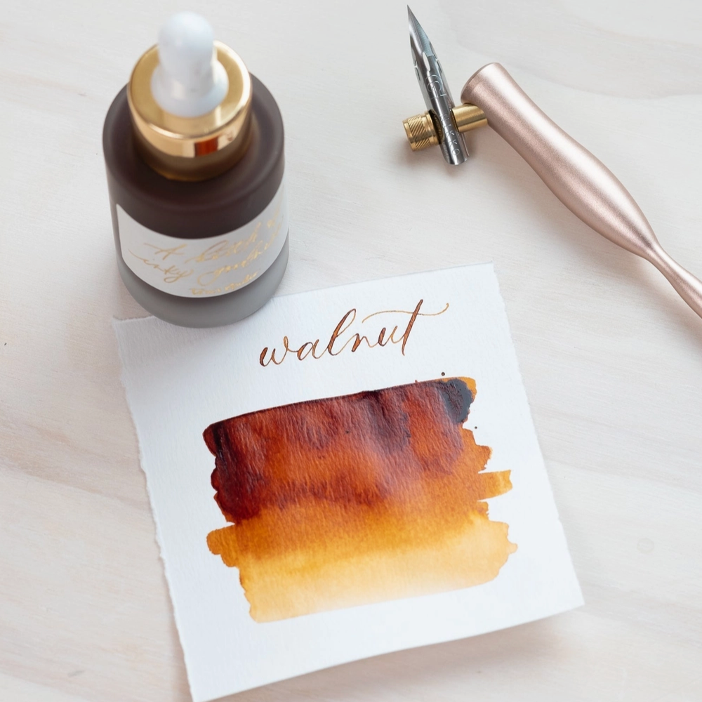 Tom's Studio Calligraphy Ink - Walnut
