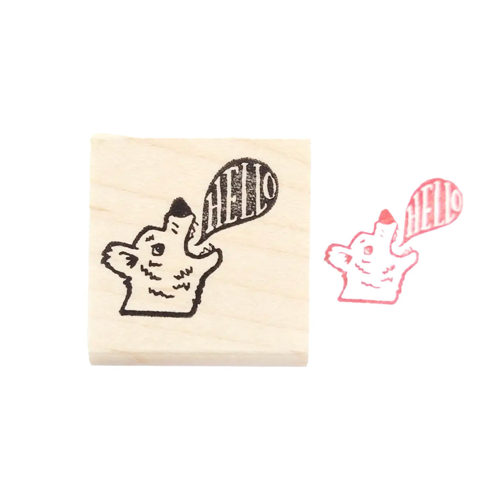 Hello Bear Stamp
