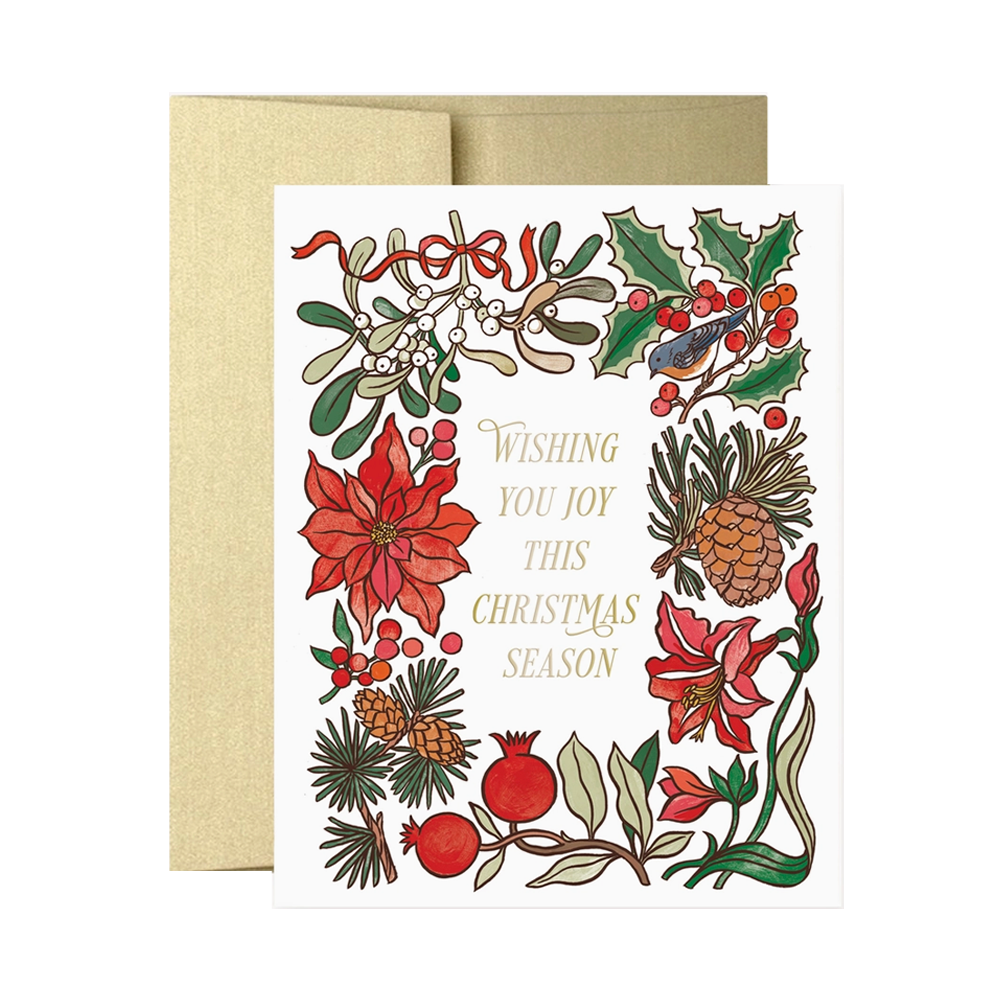 Christmas Florals Card