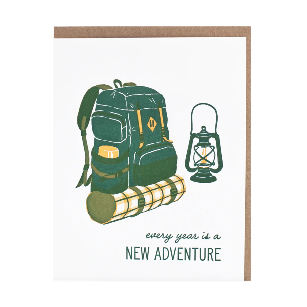 Camping Adventure Birthday Card