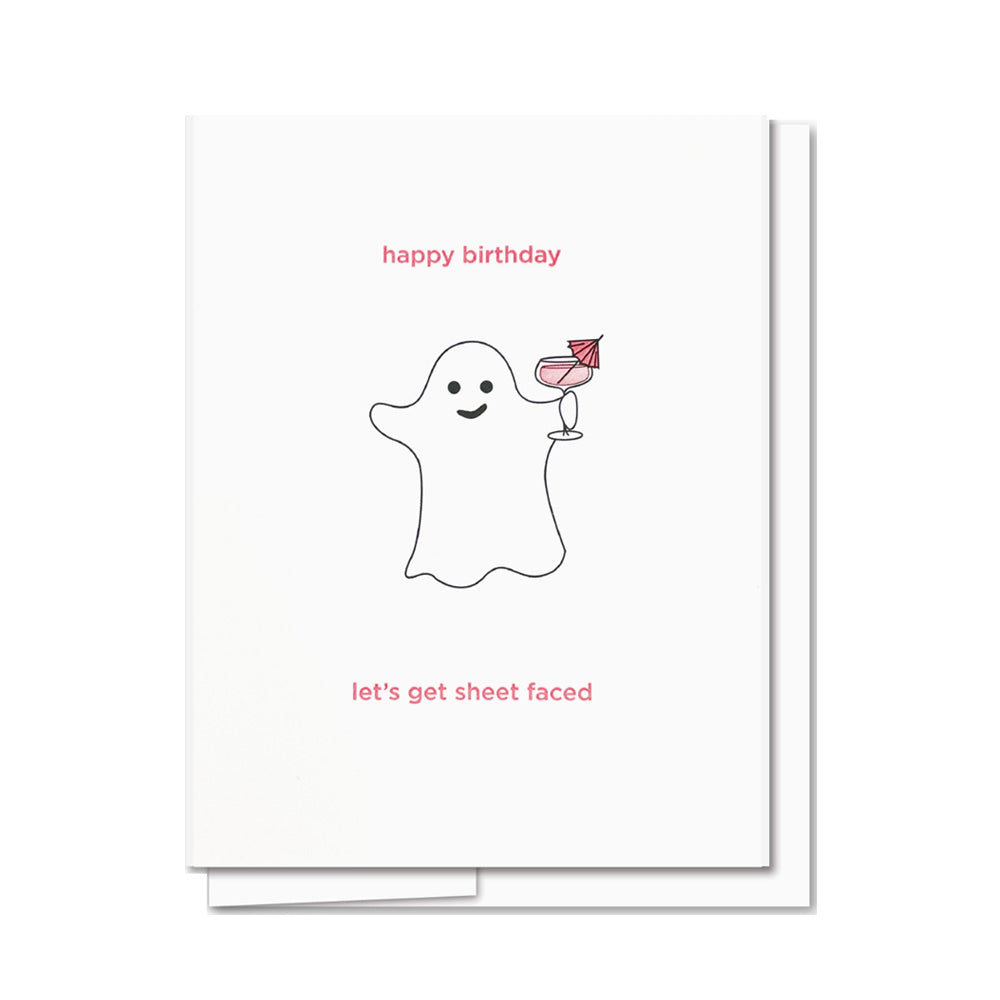 Ghost Birthday Card