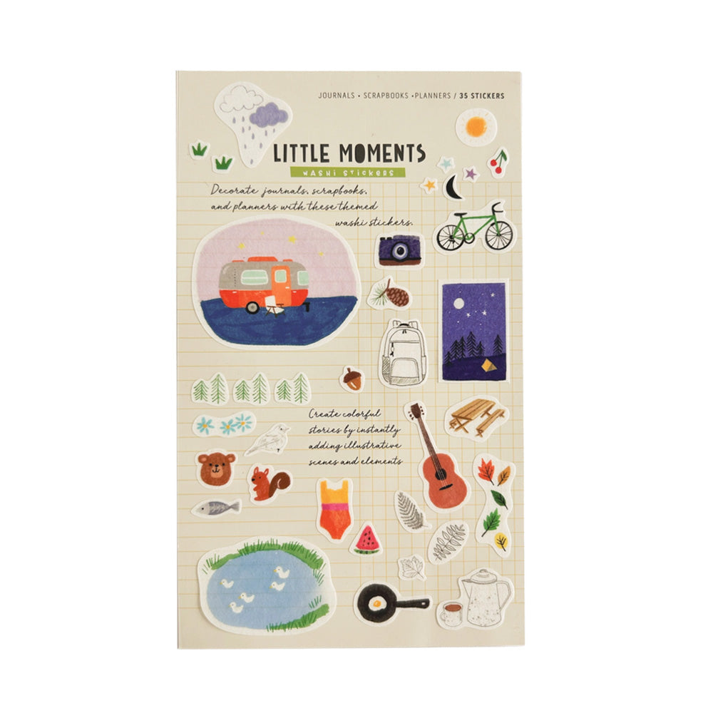 Outdoor Adventure Little Moments Washi Stickers