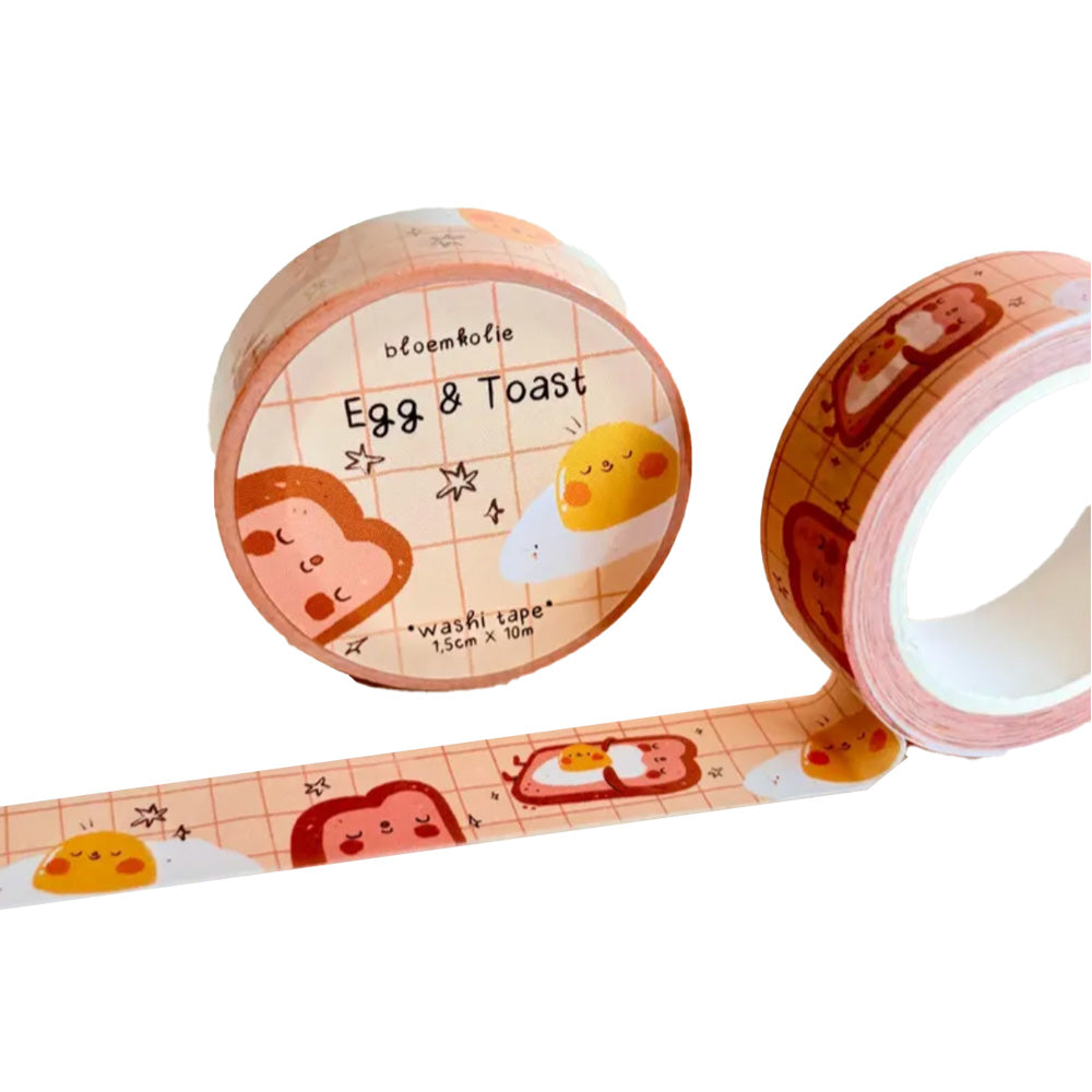 Egg & Toast Washi Tape - M.Lovewell