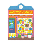 Birthday Shop Die Cut Card
