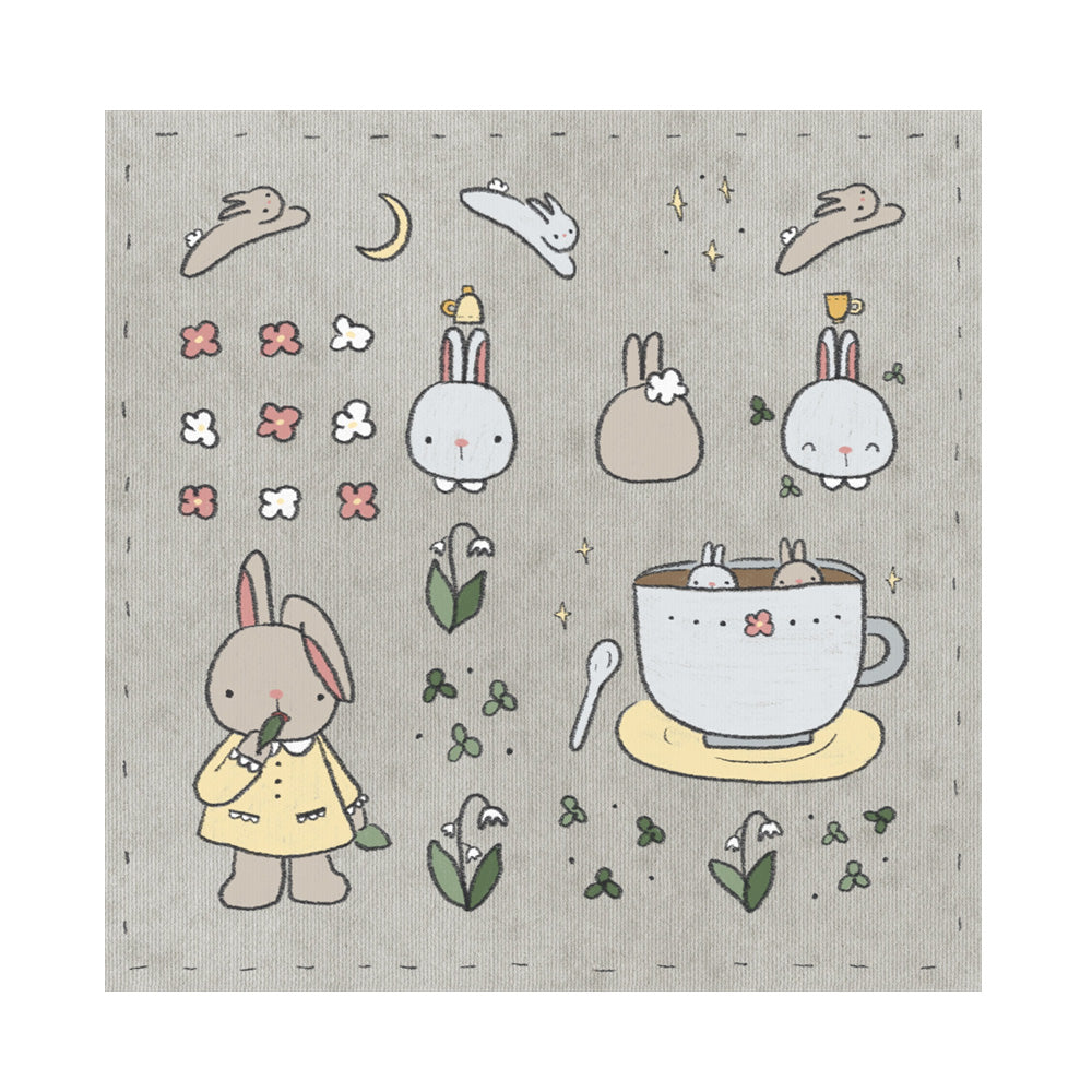 Bunny Washi Sticker Sheet