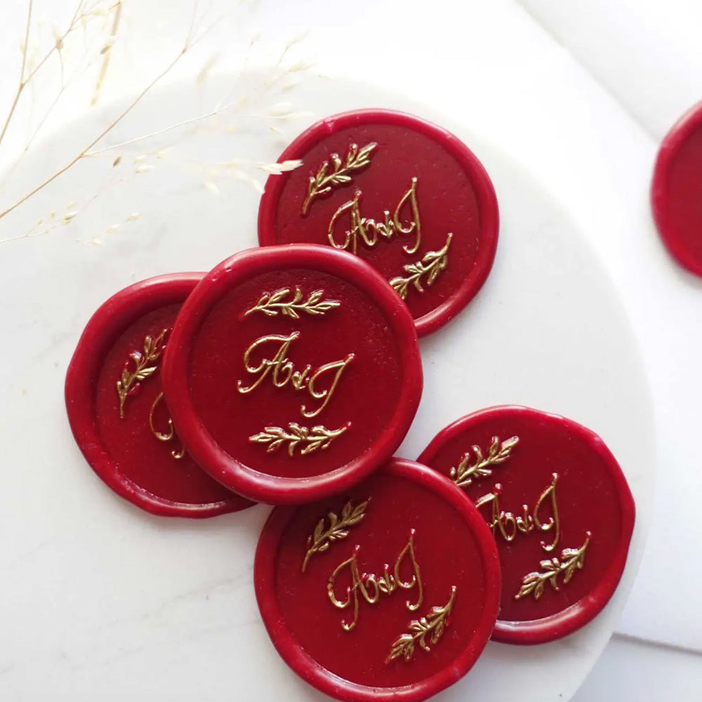 Deep Crimson Red Sealing Wax Beads