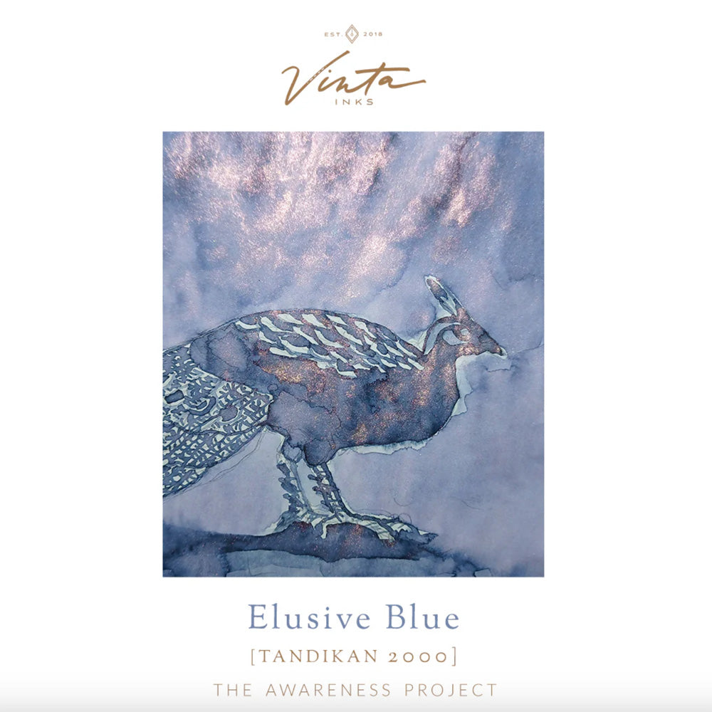 Vinta Fountain Pen Ink - Tandikan 2000 - Elusive Blue
