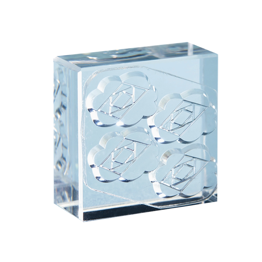 King Jim Kori Jirushi Crystal Clarity Medium Stamp - Camellias