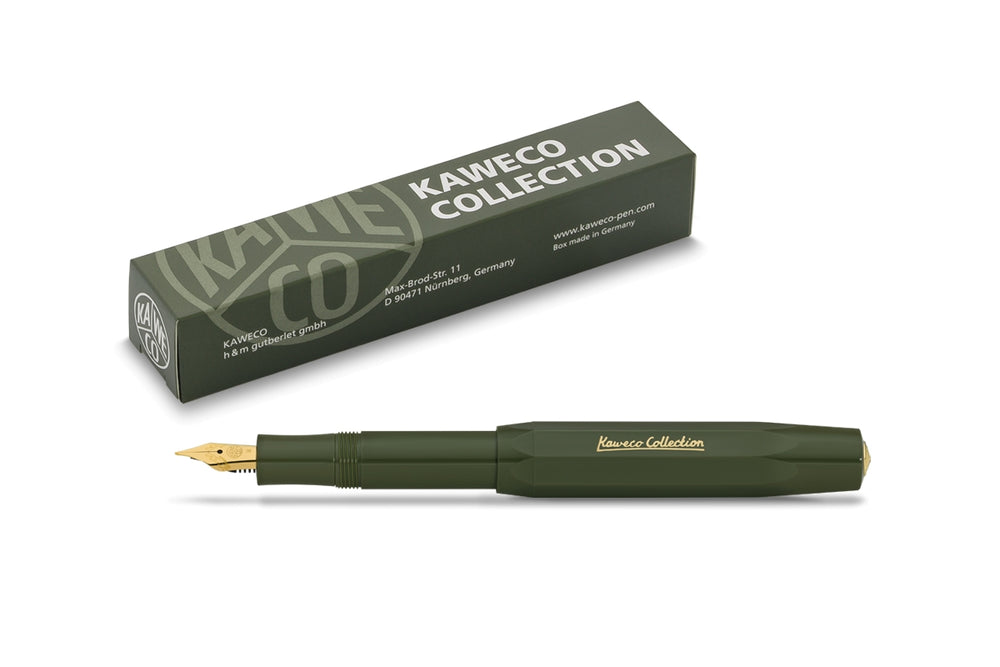 Kaweco Collection Sport Fountain Pen -  Dark Olive