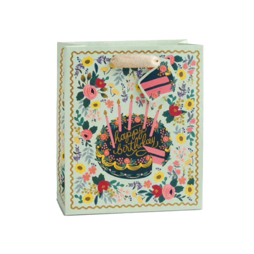 Floral Cake Gift Bag - Medium