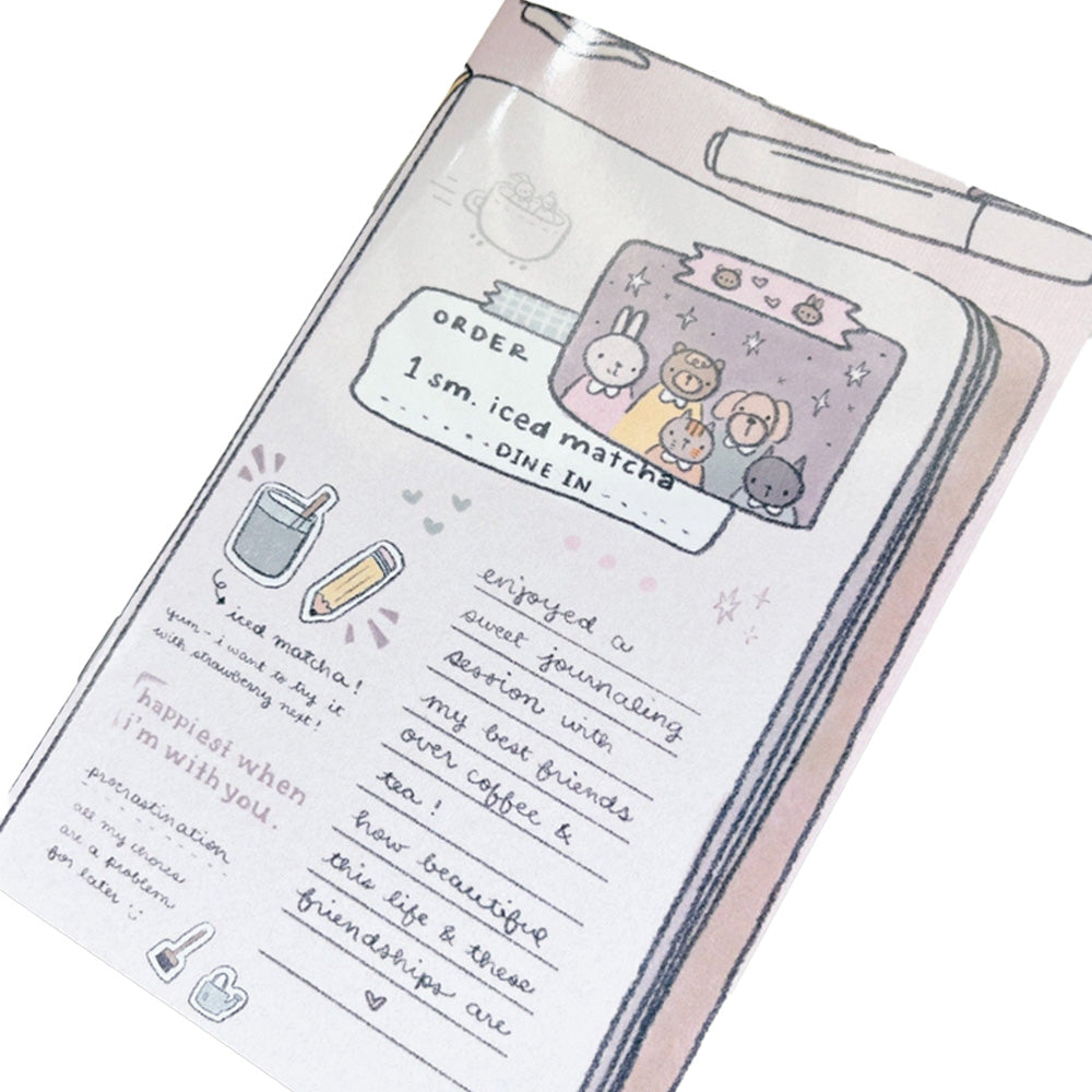Let's Journal Sticker Release Book - A6 Size