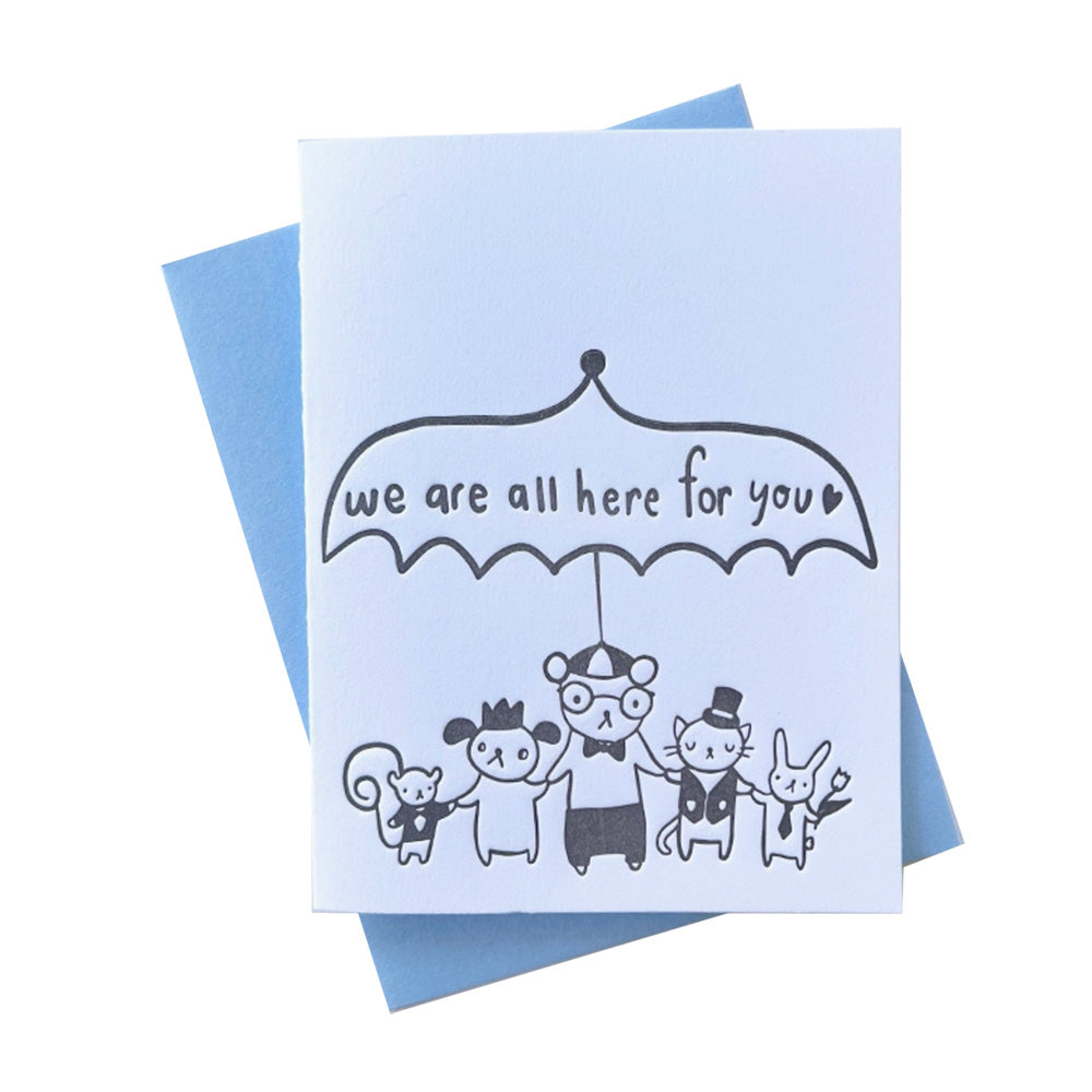 Here For You Card