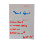 Thank You Diner Receipt Risograph Card