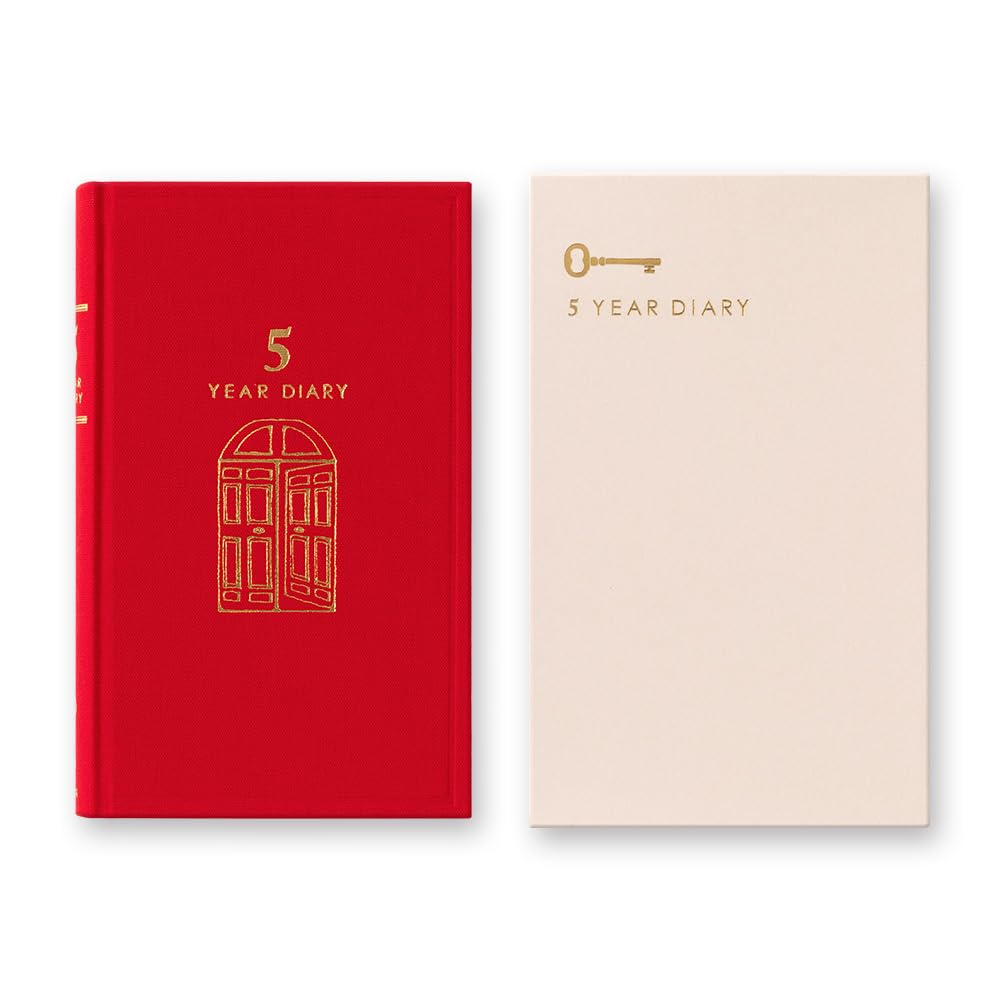 5 Years Diary - Gate Red