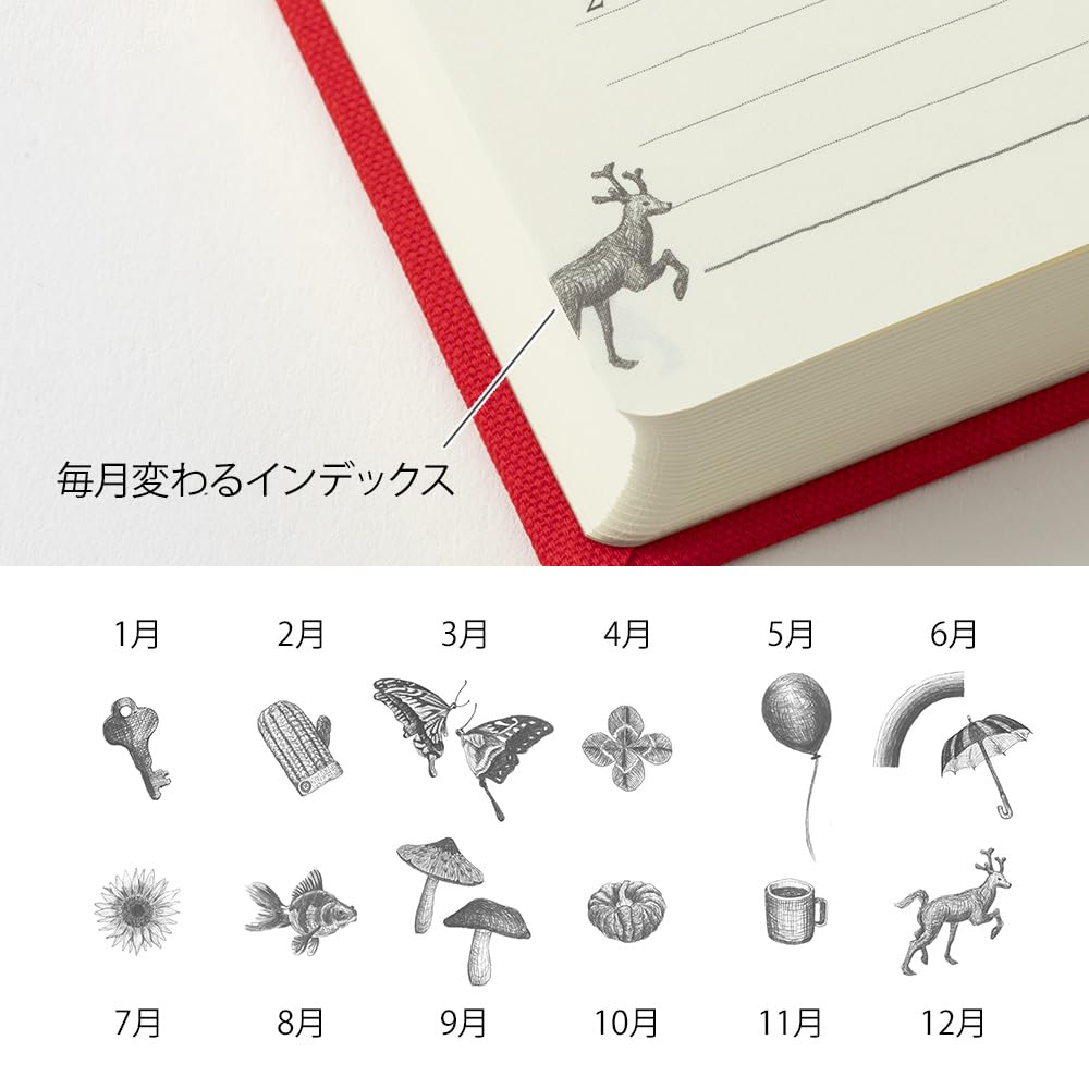 5 Years Diary - Gate Red