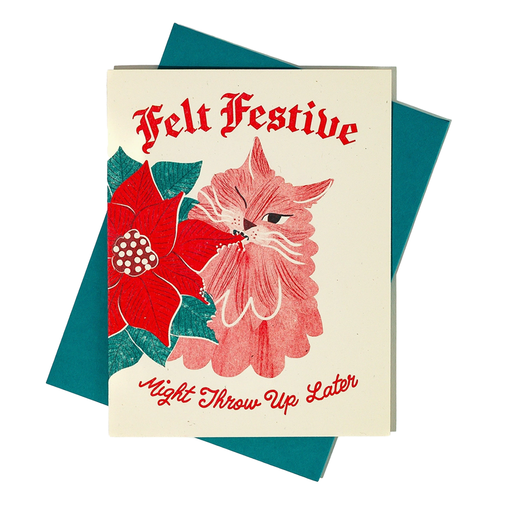 Felt Festive Card