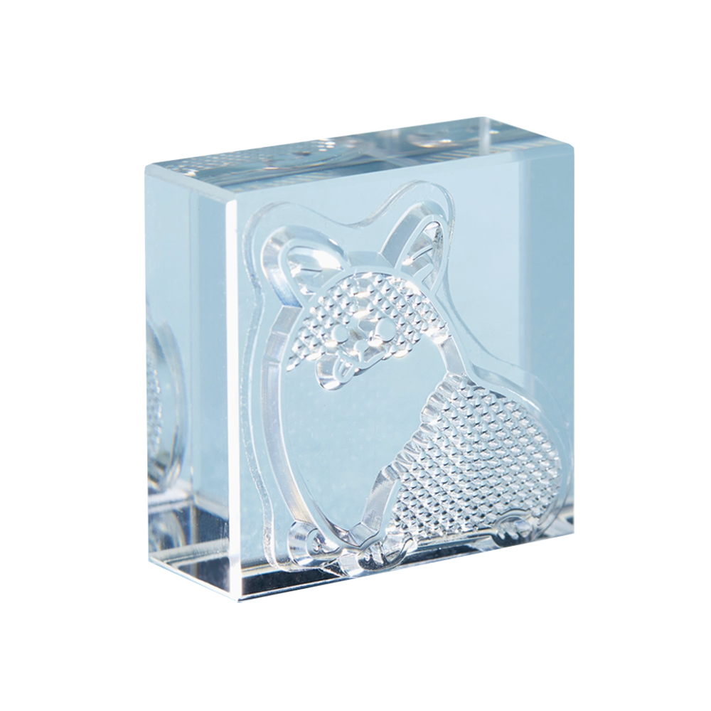 King Jim Kori Jirushi Crystal Clarity Medium Stamp -  Corgi