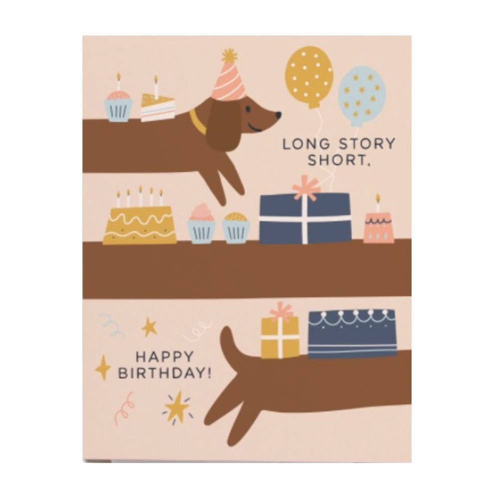 Long Story Short Dog Card