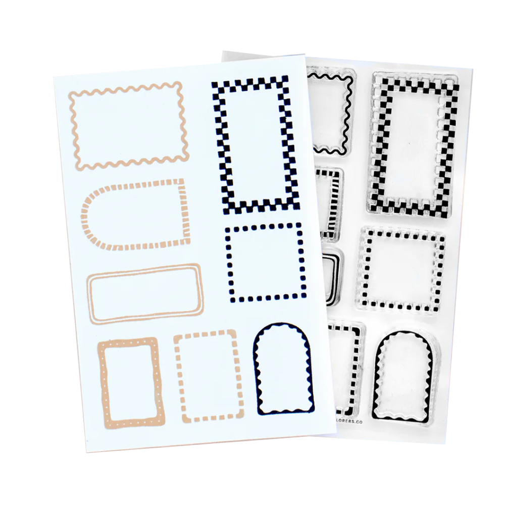 Fancy Frames Clear Stamp Set