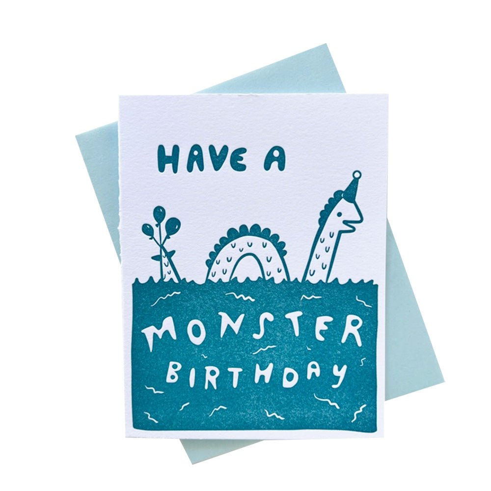Monster Birthday Card