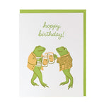 Dapper Frogs Birthday Card
