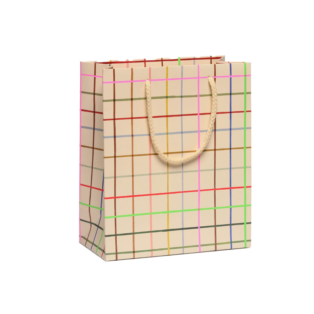 Color Grid Medium Gift Bag