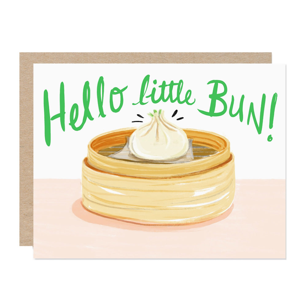 Hello Little Bun Card