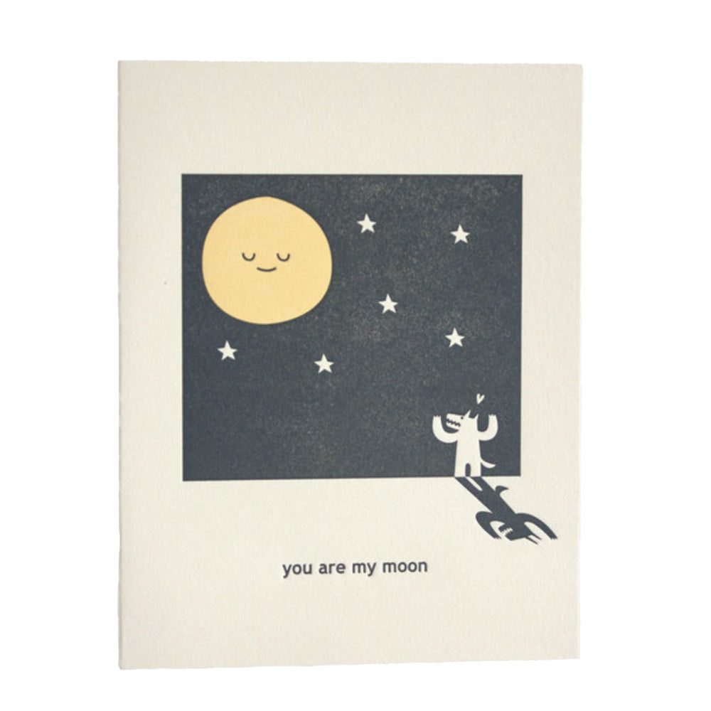 You Are My Moon Card