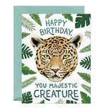 Majestic Jaguar Birthday Card